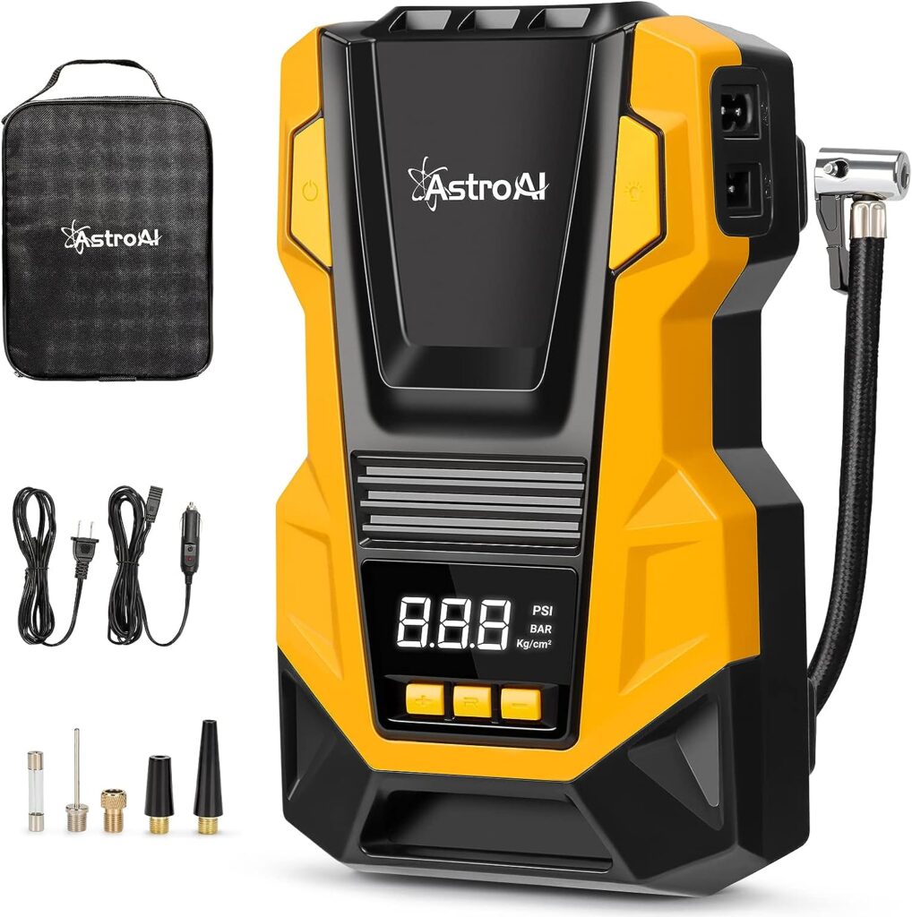 AstroAI AC/DC Tire Inflator Portable Air Compressor Review - Portable ...